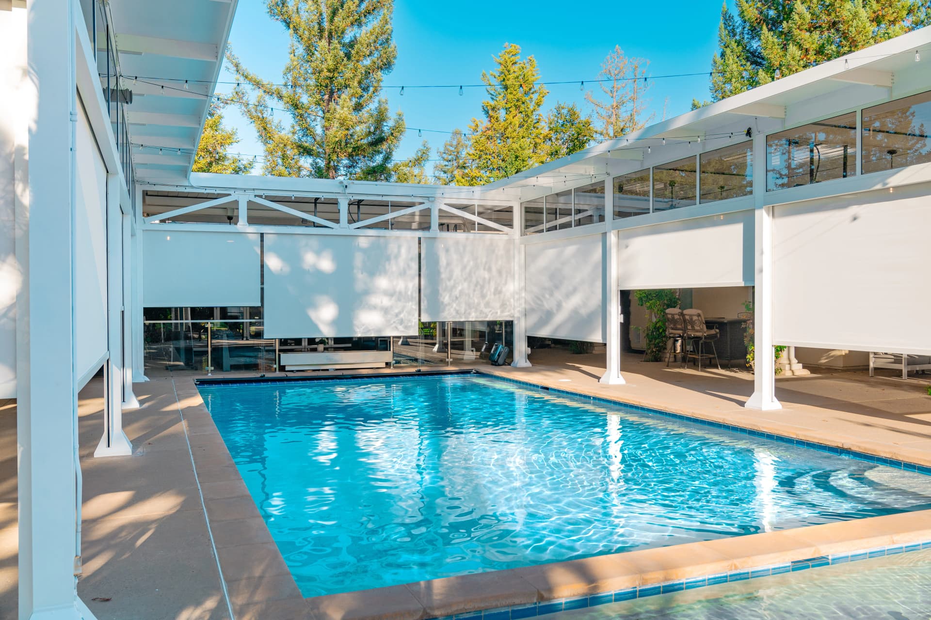 Smart Outdoor Event Pavilion - Atherton Residence